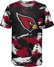 NFL Team Apparel Youth Arizona Cardinals Cross Pattern Black T-Shirt product image