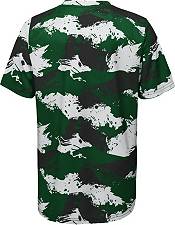 NFL Team Apparel Youth New York Jets Cross Pattern Green T-Shirt product image