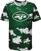 NFL Team Apparel Youth New York Jets Cross Pattern Green T-Shirt product image
