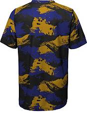 NFL Team Apparel Youth Baltimore Ravens Cross Pattern Black T-Shirt product image