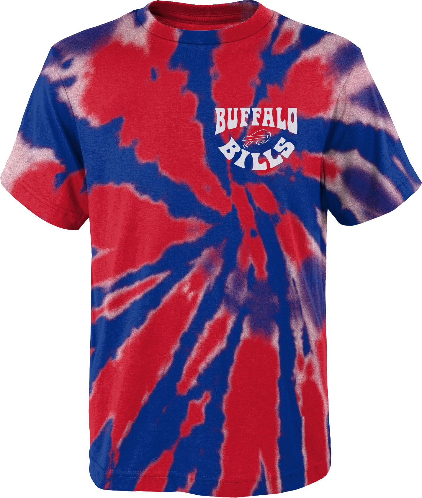 NFL Team Apparel Youth Buffalo Bills Pennant Tie Dye T-Shirt product image