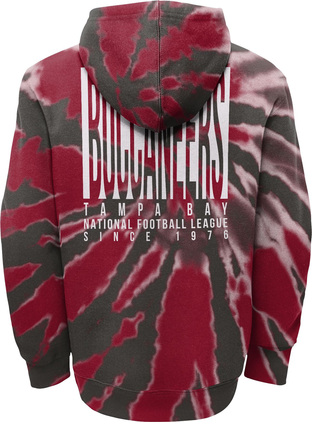 NFL Team Apparel Youth Tampa Bay Buccaneers Statement Tie Dye Hoodie product image