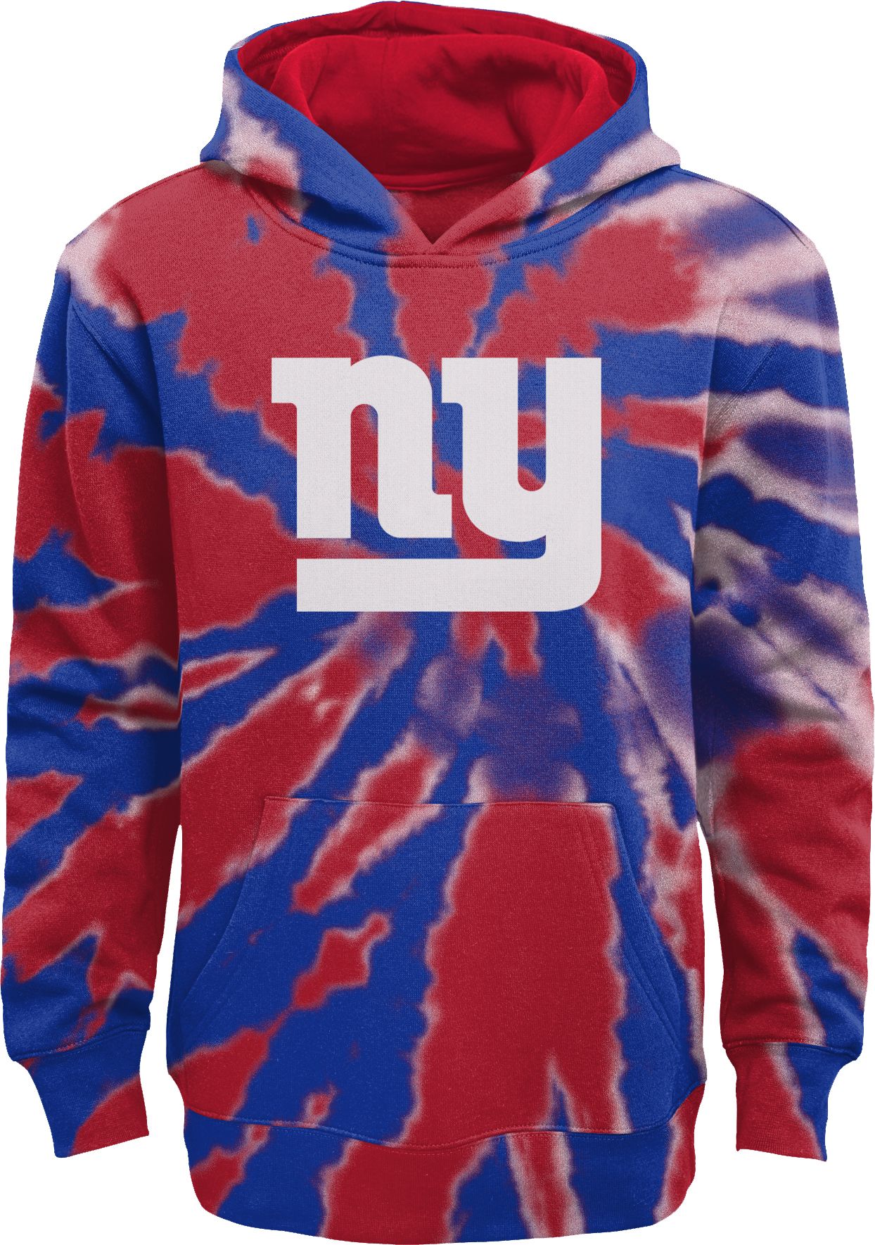 NFL Team Apparel Youth New York Giants Statement Tie Dye Hoodie product image