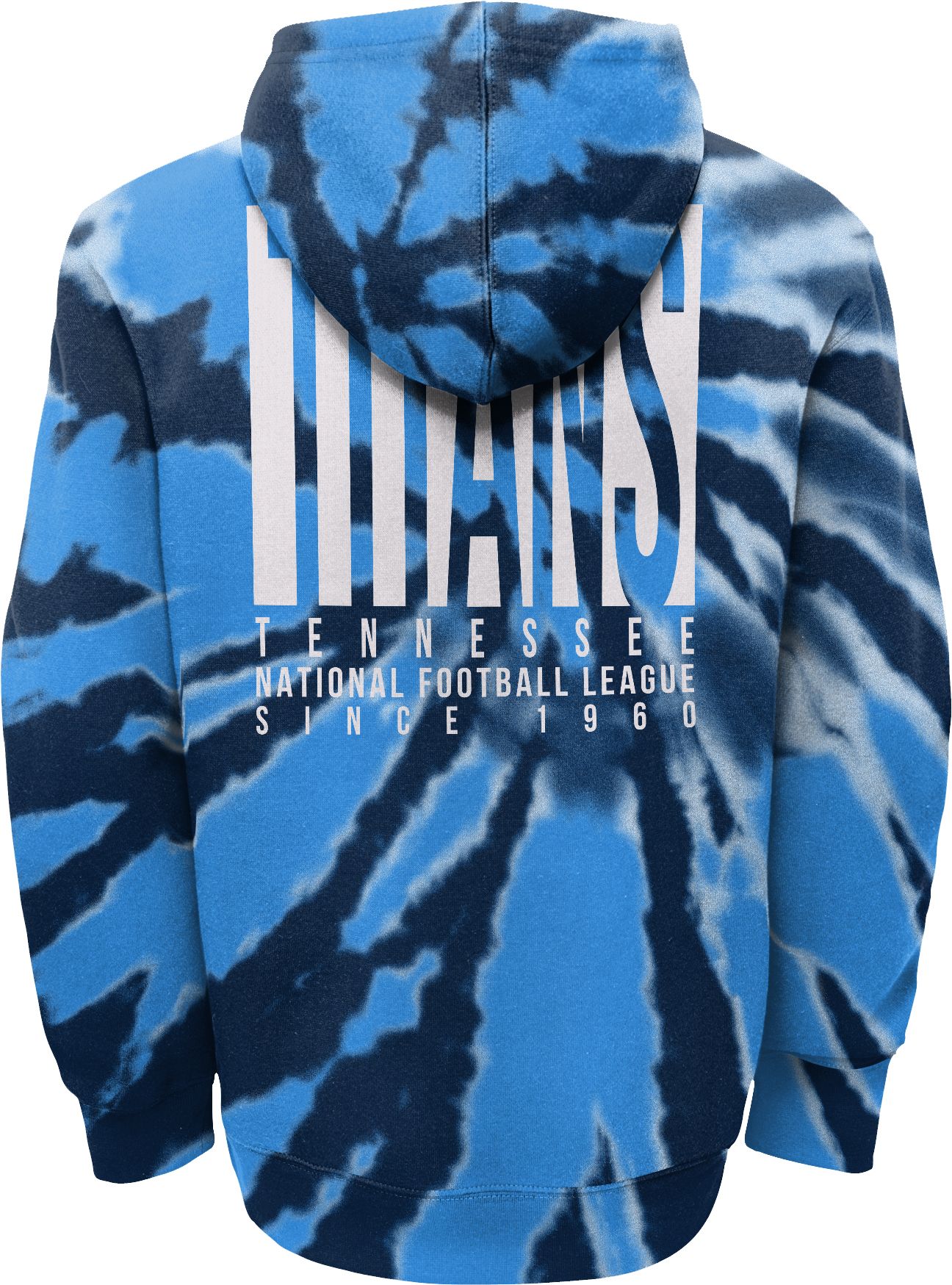NFL Team Apparel Youth Tennessee Titans Statement Tie Dye Hoodie product image