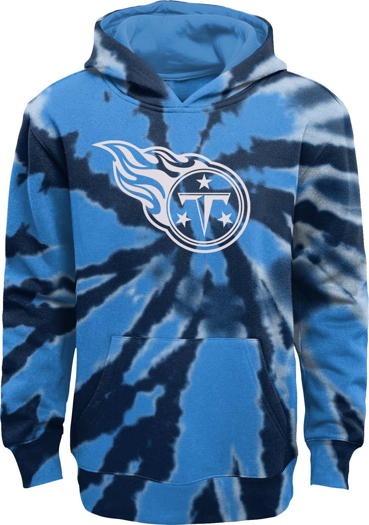 NFL Team Apparel Youth Tennessee Titans Statement Tie Dye Hoodie product image