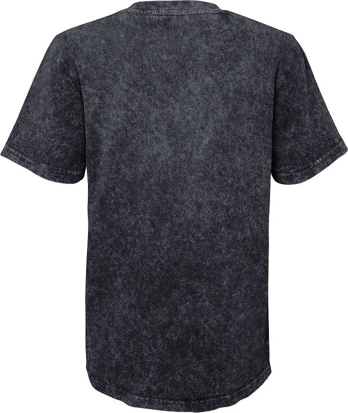 NFL Team Apparel Youth Baltimore Ravens Headline Mineral Wash Black T-Shirt