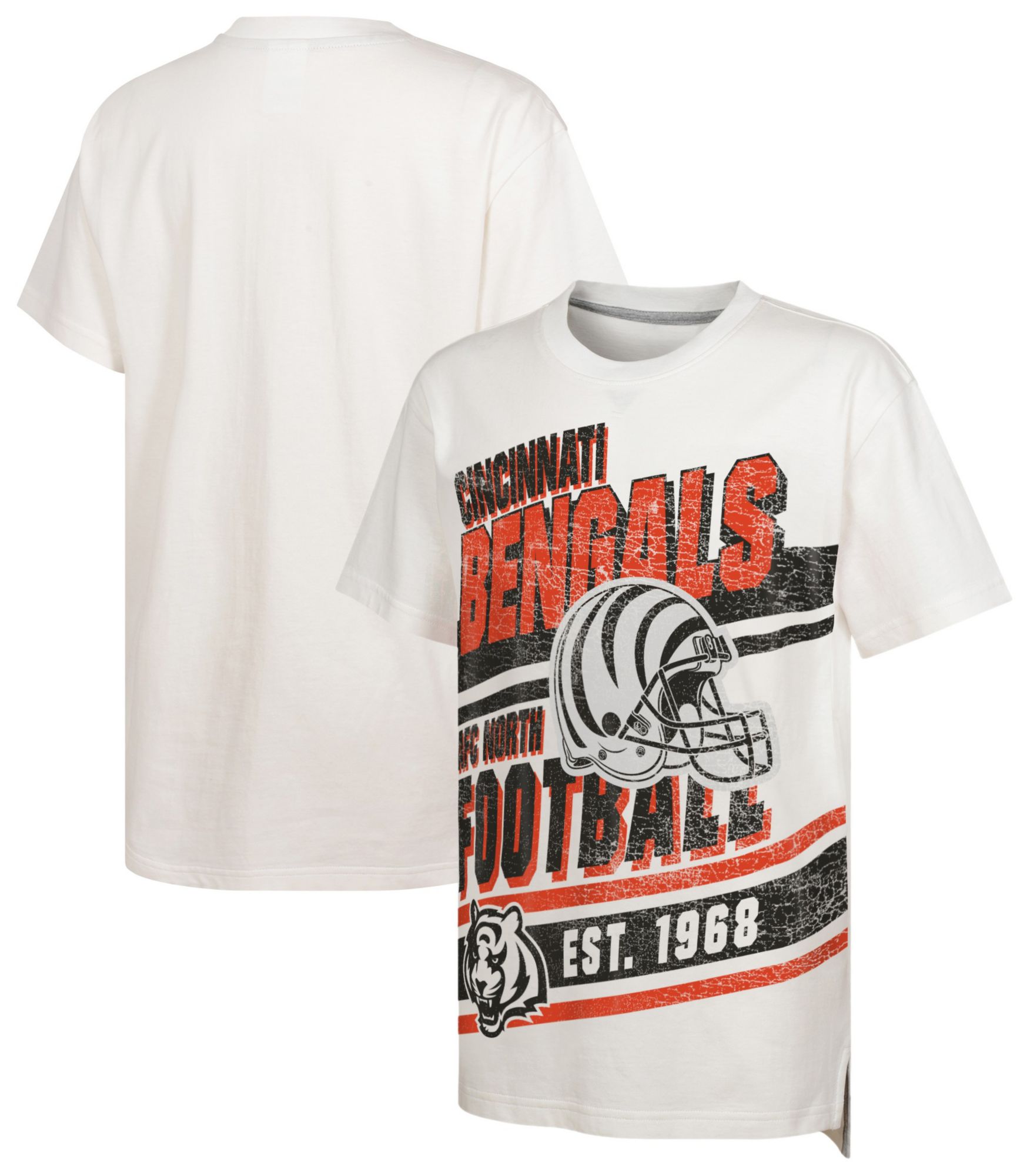 NFL Team Apparel Youth Cincinnati Bengals Get Loud White T-Shirt product image