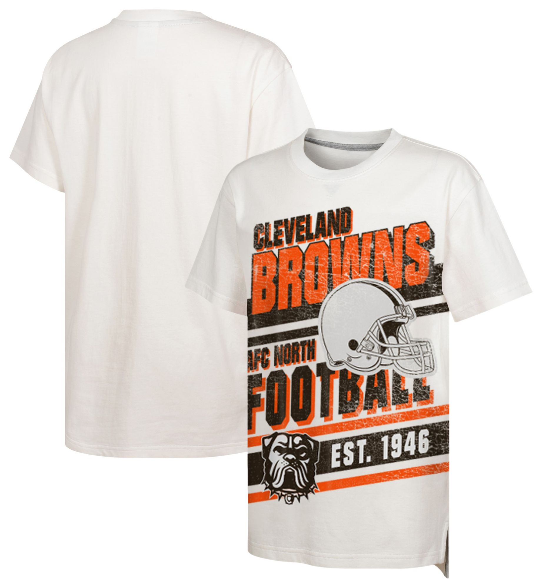 NFL Team Apparel Youth Cleveland Browns Get Loud White T-Shirt product image