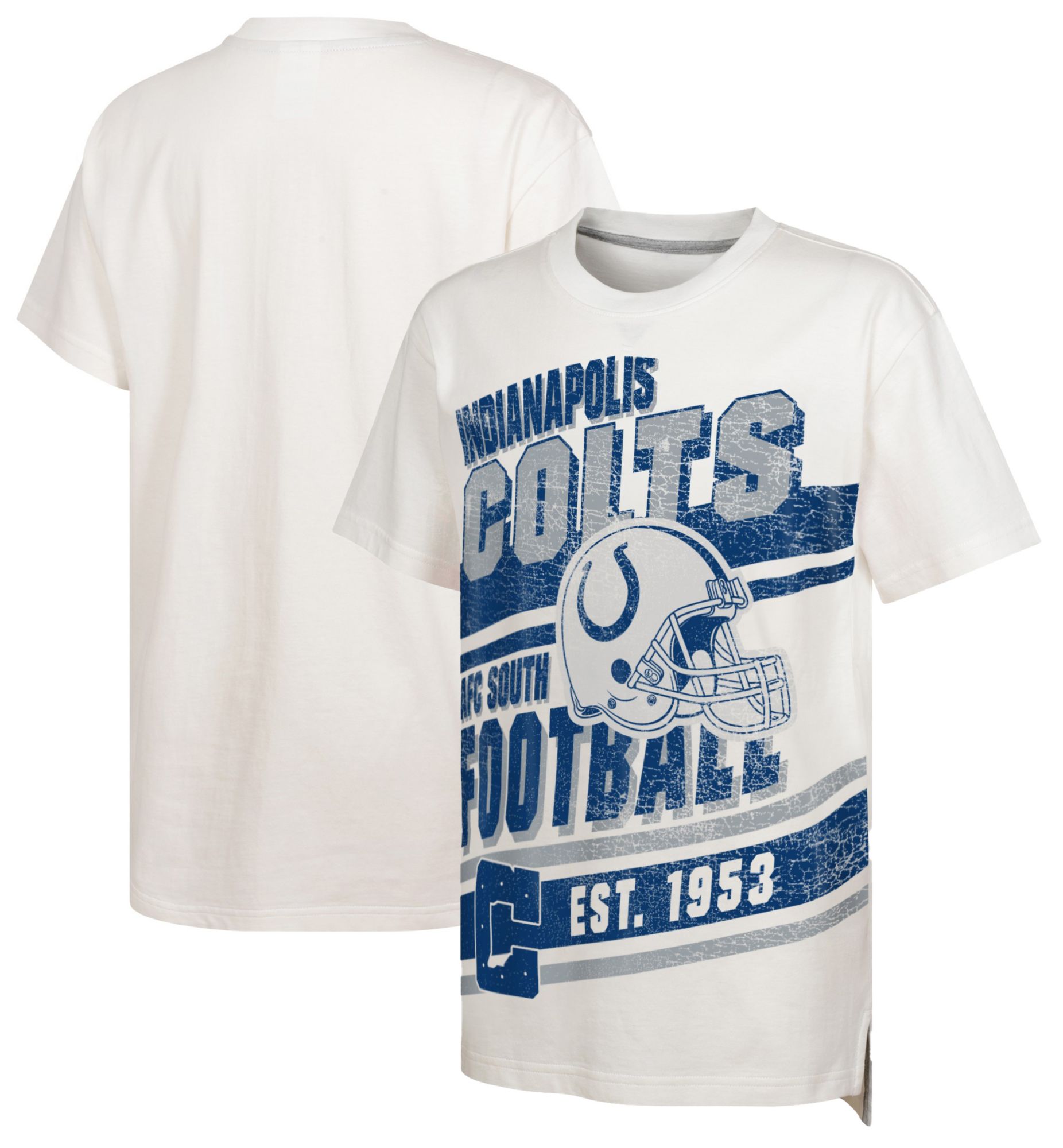 NFL Team Apparel Youth Indianapolis Colts Get Loud White T-Shirt product image