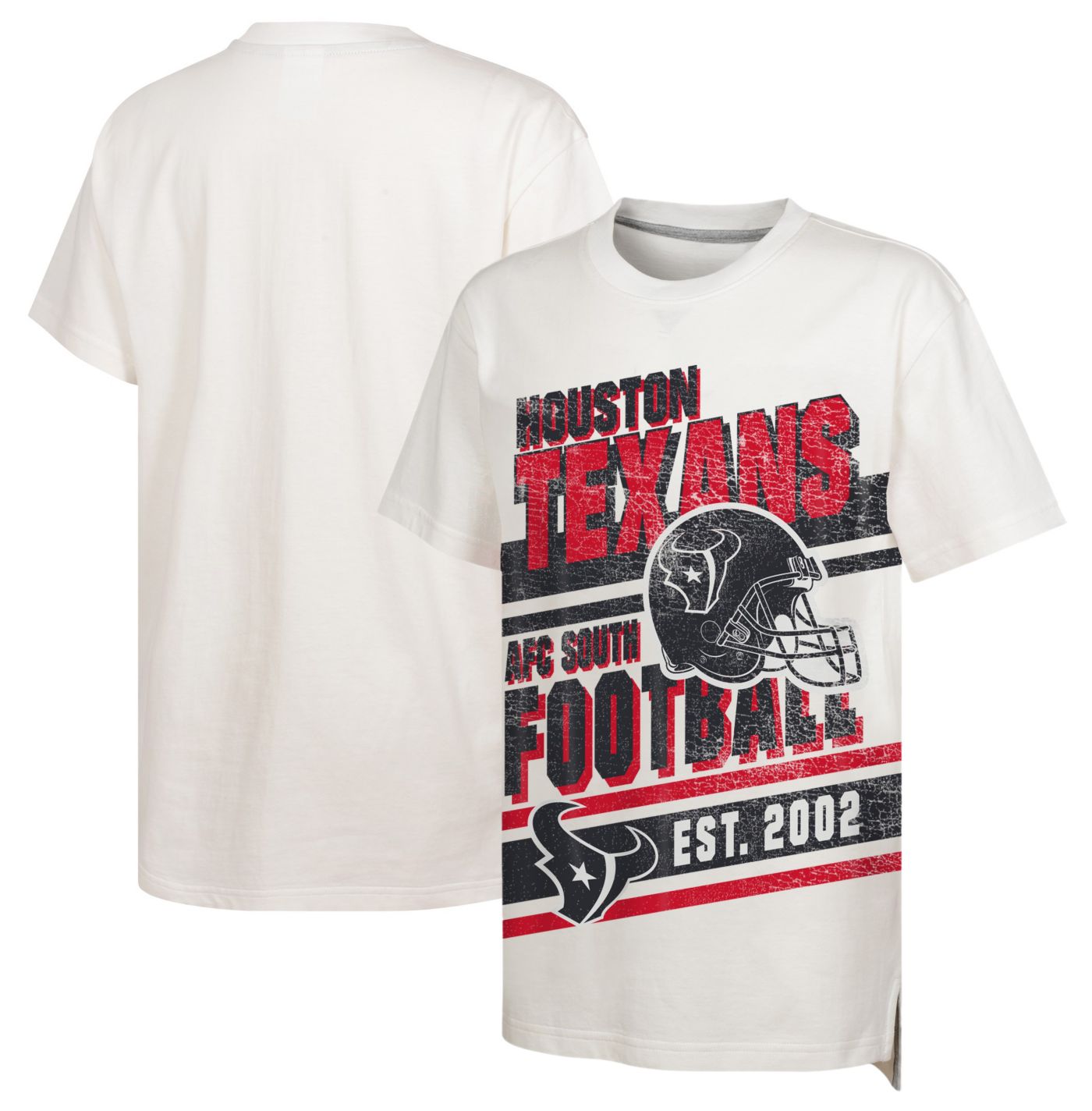 NFL Team Apparel Youth Houston Texans Get Loud White T Shirt Dick s Sporting Goods
