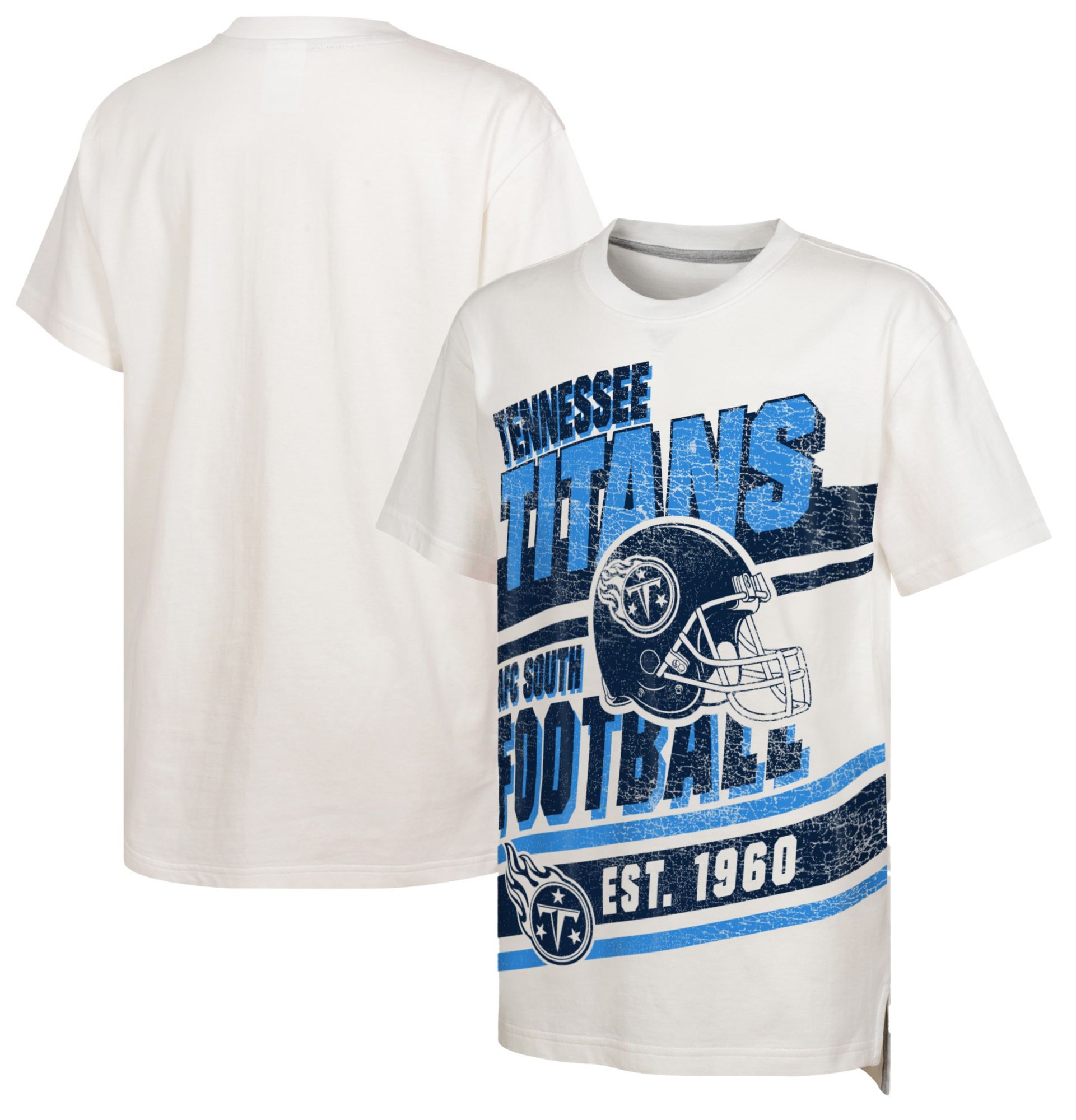 NFL Team Apparel Youth Tennessee Titans Get Loud White T-Shirt product image