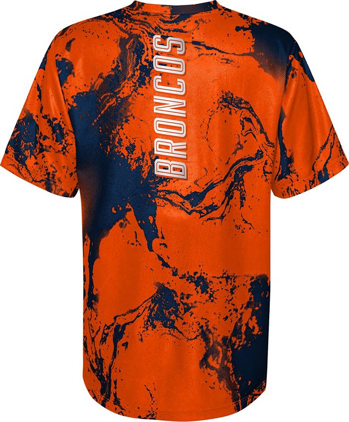 NFL Team Apparel Youth Denver Broncos In the Mix T-Shirt