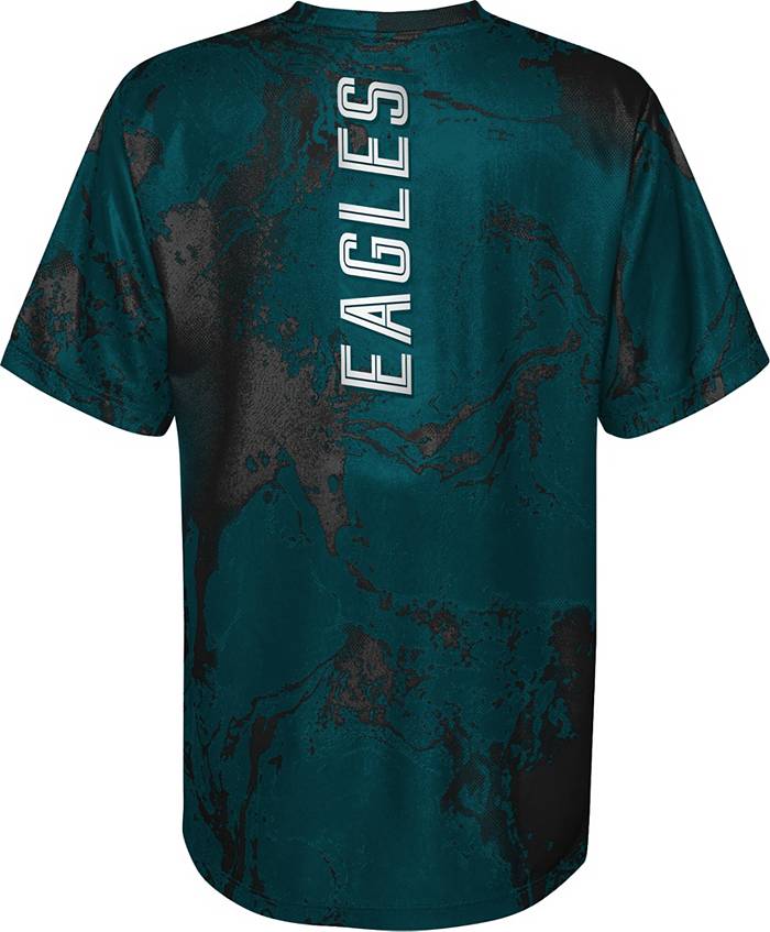 NFL Philadelphia Eagles Team Apparel Black Polyester T Shirt Size XL NEW