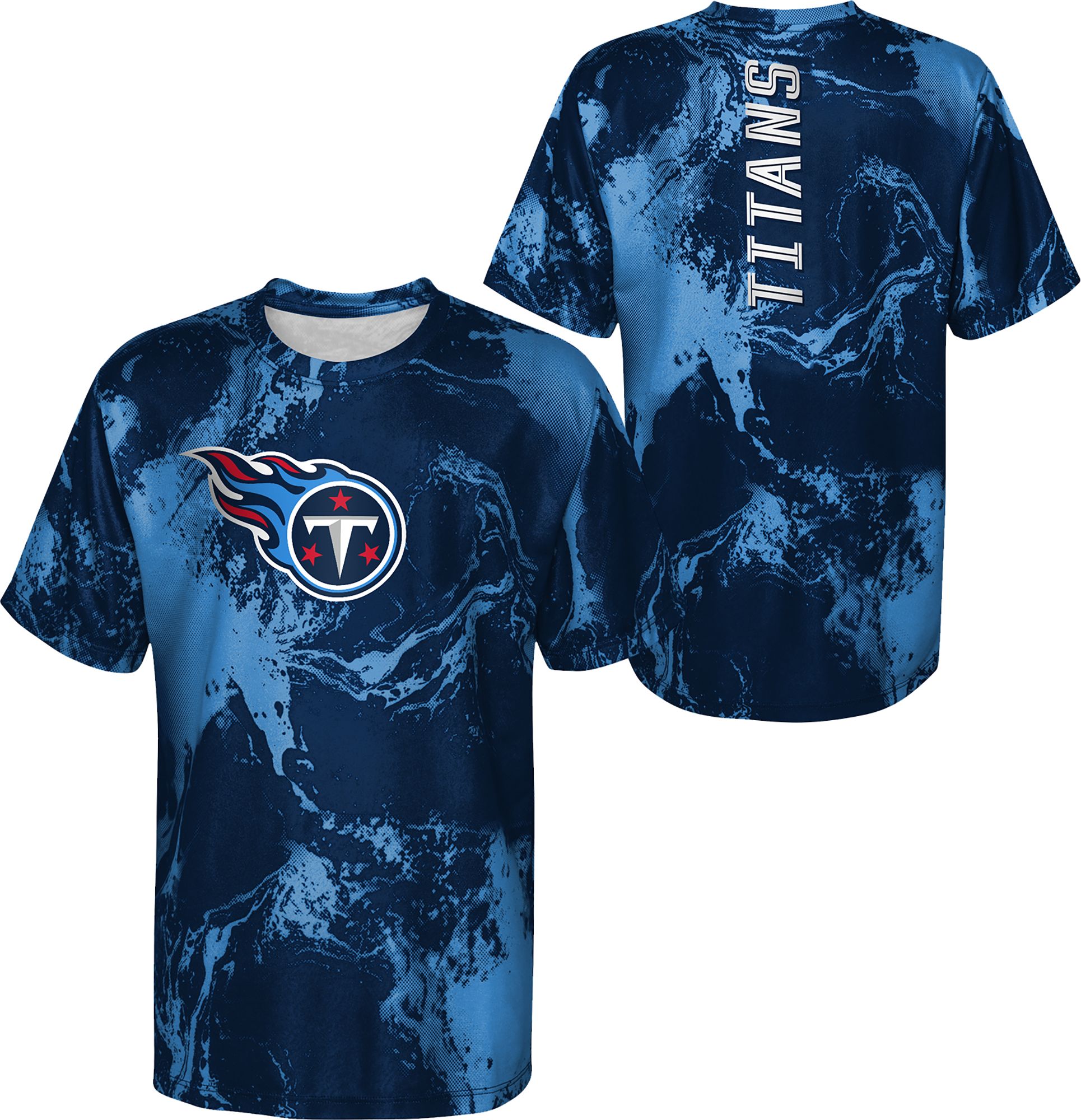 NFL Team Apparel Youth Tennessee Titans the Mix T-Shirt