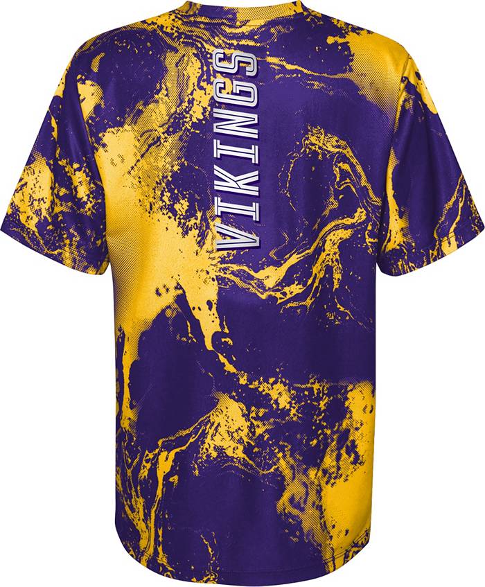 NFL Team Apparel Youth Minnesota Vikings In the Mix T-Shirt