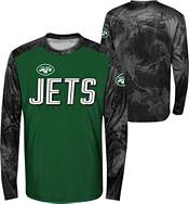 NFL Team Apparel Youth New York Jets Cover 2 Long Sleeve T-Shirt product image