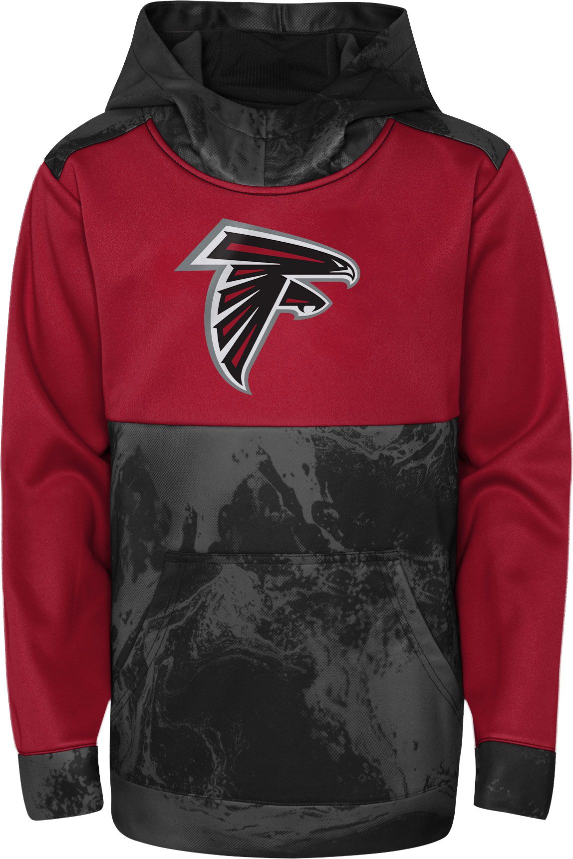 NFL Team Apparel Youth Atlanta Falcons All Out Blitz Color Hoodie