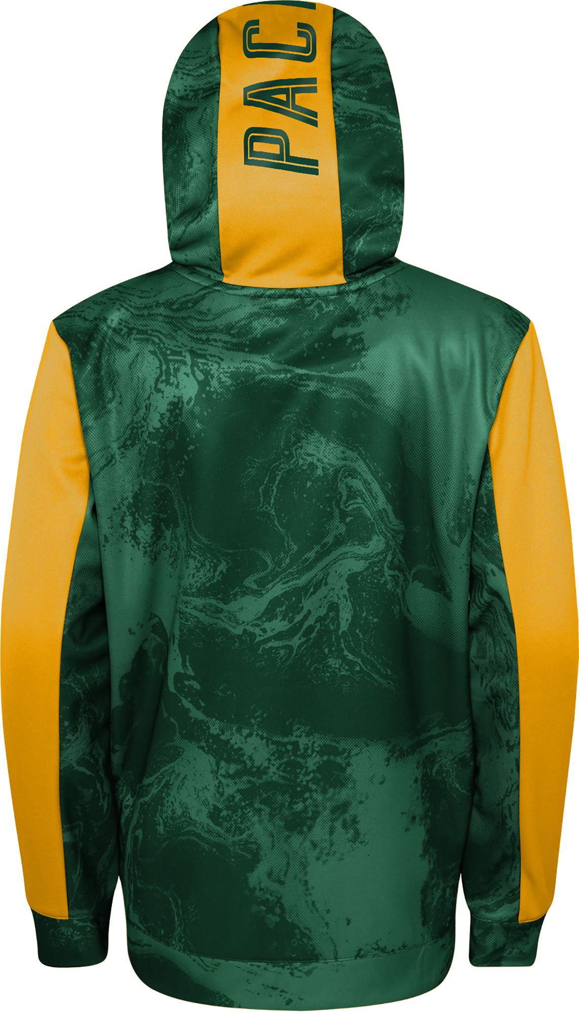 NFL Team Apparel Youth Green Bay Packers All Out Blitz Color Hoodie