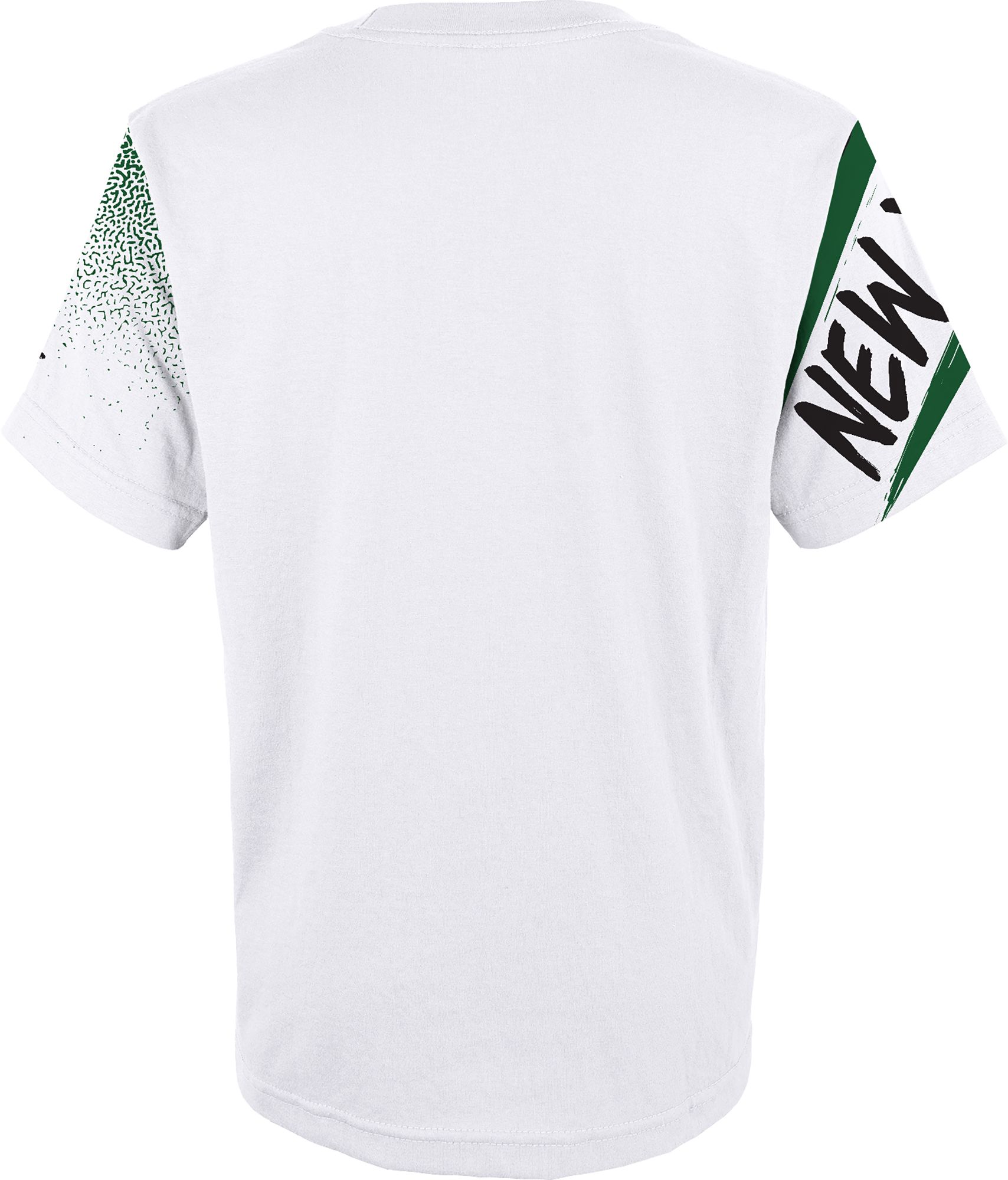 NFL Team Apparel Youth New York Jets Game Time White T-Shirt