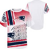 NFL Team Apparel Youth New England Patriots Game Time White T-Shirt product image