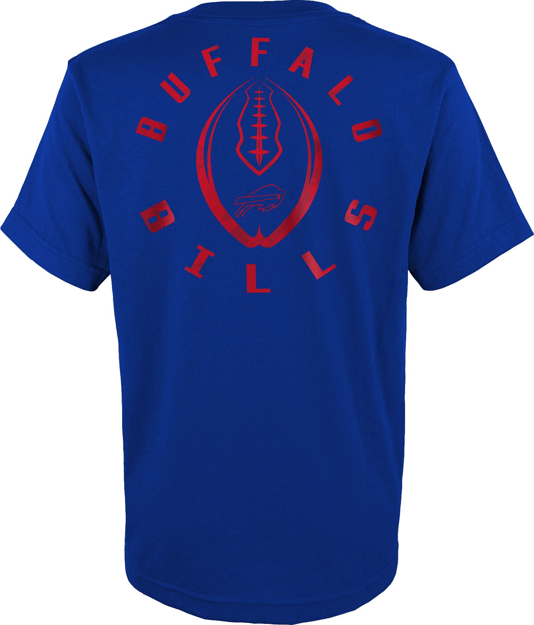 NFL Team Apparel Youth Buffalo Bills Liquid Camo Royal T-Shirt