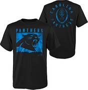 NFL Team Apparel Youth Carolina Panthers Liquid Camo Black T-Shirt product image