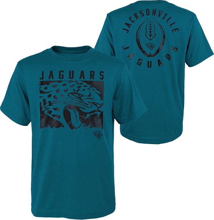 NFL Team Apparel Youth Jacksonville Jaguars Liquid Camo T-Shirt