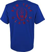 NFL Team Apparel Youth New York Giants Liquid Camo Royal T-Shirt product image
