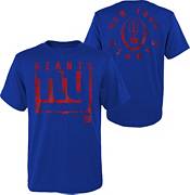 NFL Team Apparel Youth New York Giants Liquid Camo Royal T-Shirt product image