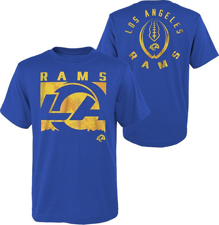 NFL Team Apparel Youth Los Angeles Rams Aaron Donald #85 Royal Player T- Shirt