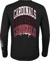 NFL Team Apparel Youth Arizona Cardinals Team Drip Black Long Sleeve T-Shirt product image