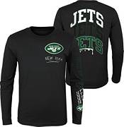 NFL Team Apparel Youth New York Jets Team Drip Black Long Sleeve T-Shirt product image
