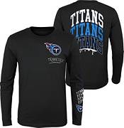 NFL Team Apparel Youth Tennessee Titans Team Drip Black Long Sleeve T-Shirt product image