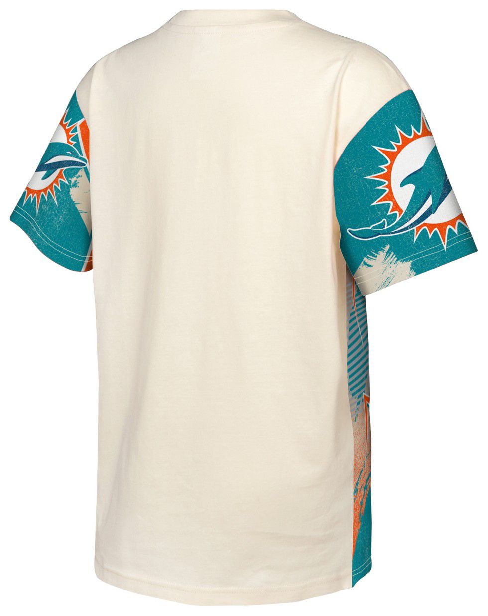 NFL Team Apparel Youth Miami Dolphins Aqua Make Noise Short Sleeve T-Shirt product image