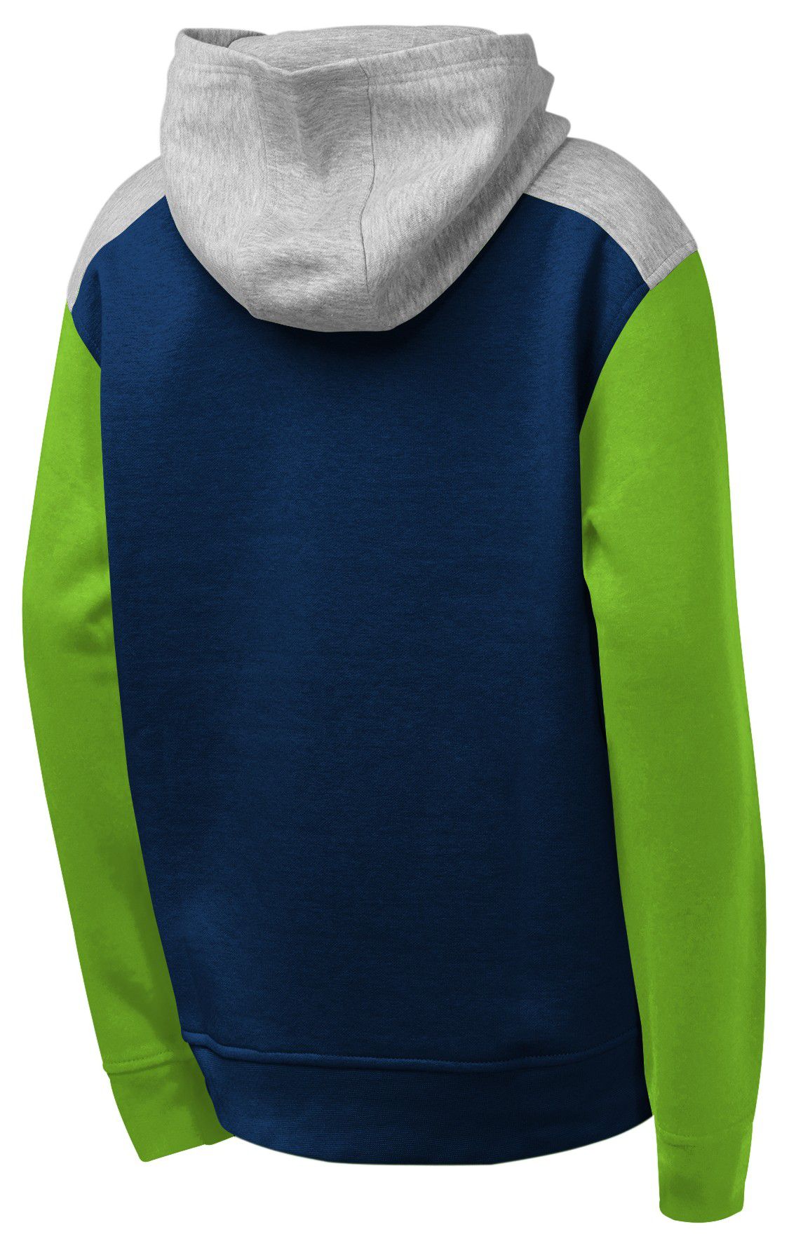 NFL Team Apparel Youth Seattle Seahawks Navy Beyond Red Zone Throwback Pullover Hoodie product image