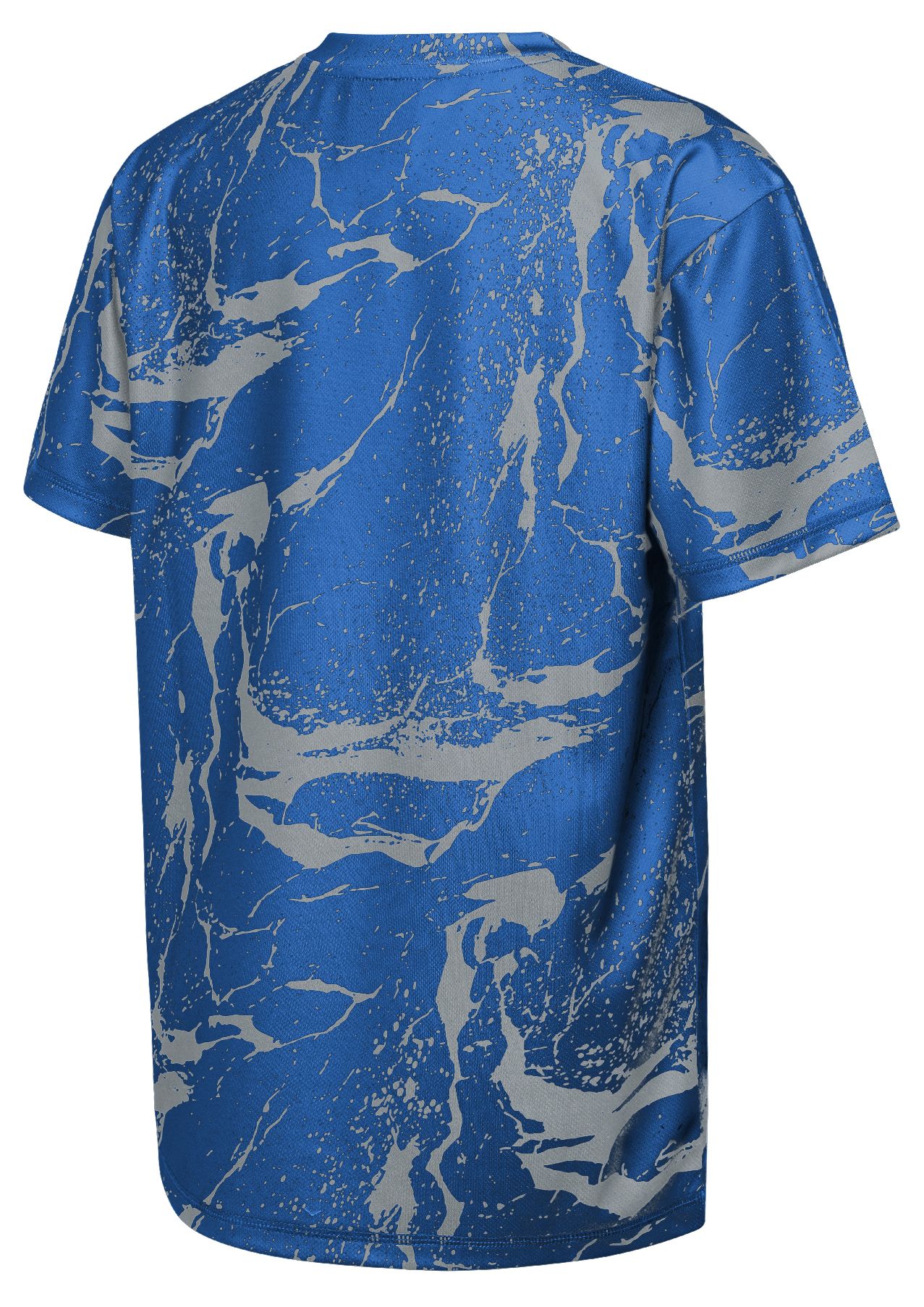 NFL Team Apparel Youth Detroit Lions Blue Endzone Sublimation T-Shirt product image