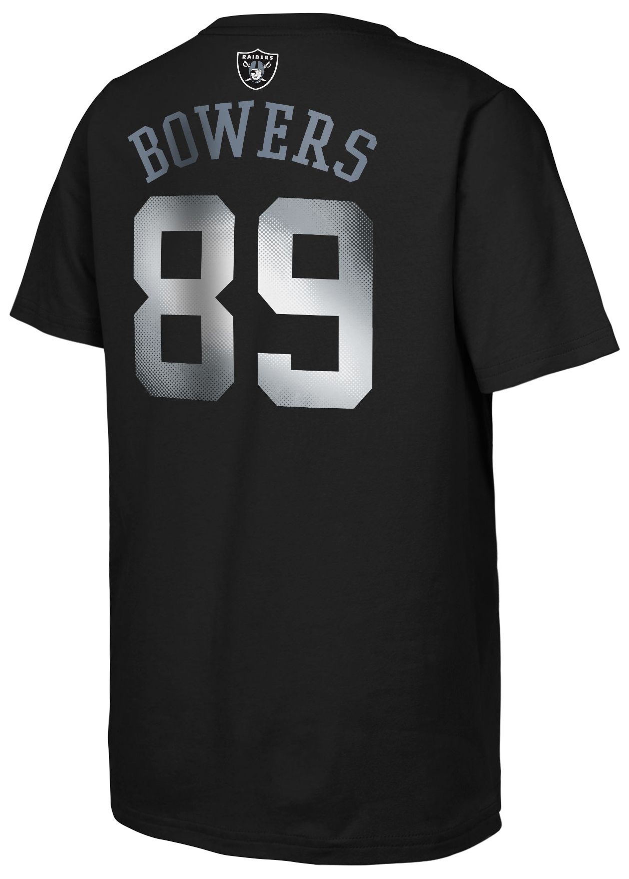NFL Team Apparel Youth Las Vegas Raiders Brock Bowers #89 Black Thermal T-Shirt product image