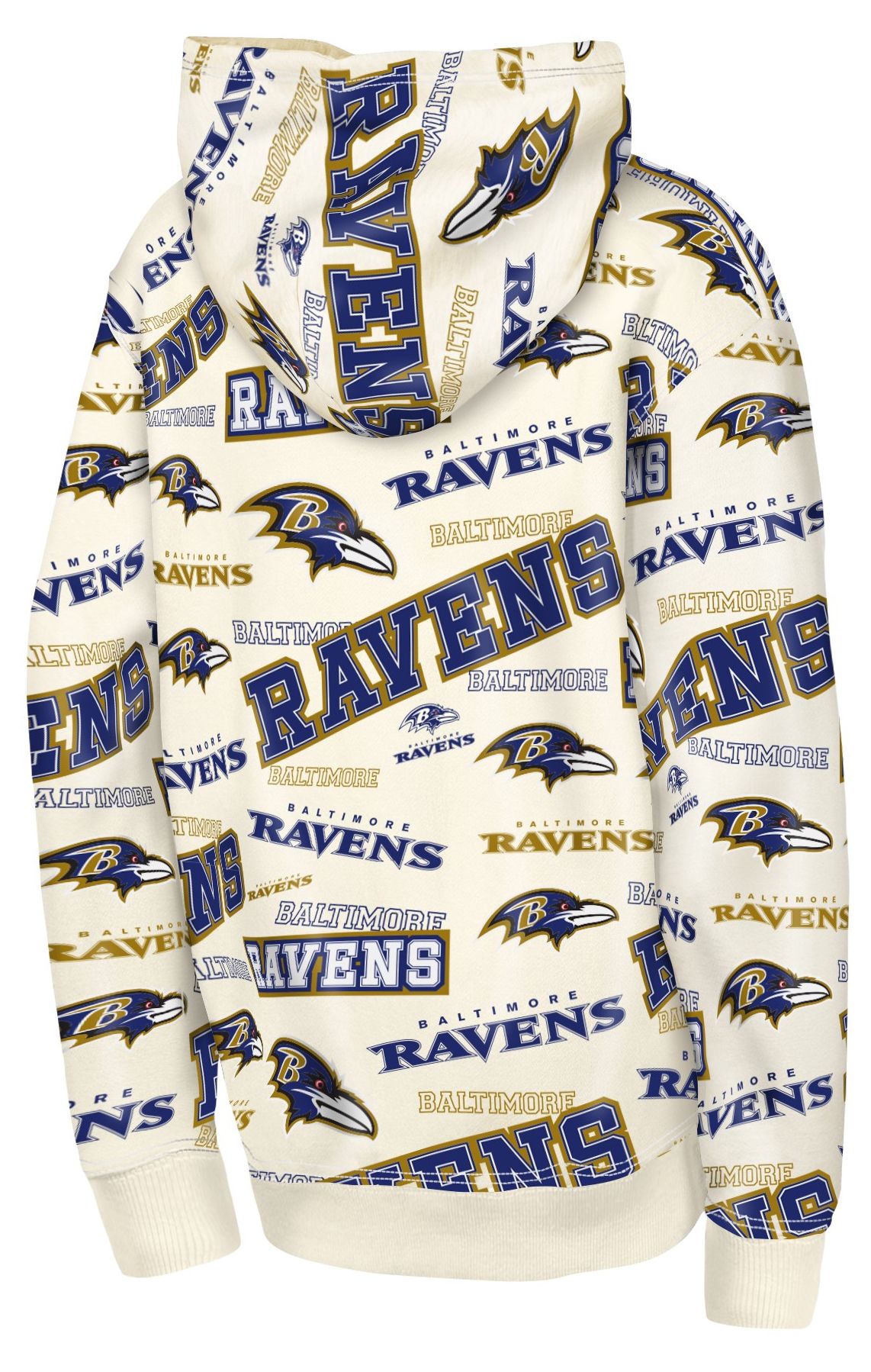 NFL Team Apparel Youth Baltimore Ravens Shake and Bake Hoodie product image