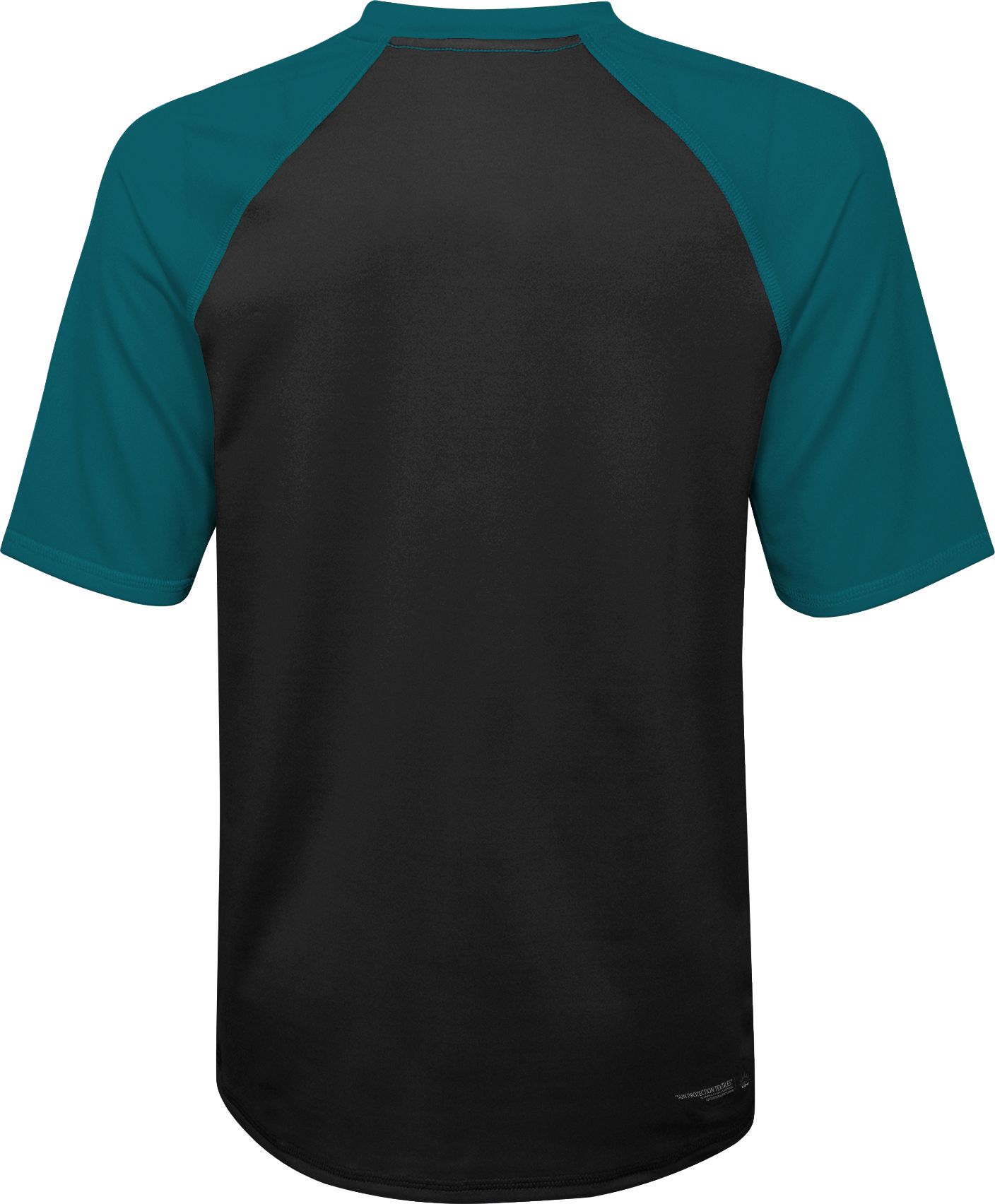NFL Team Apparel Youth Philadelphia Eagles Rash Guard Black T-Shirt product image