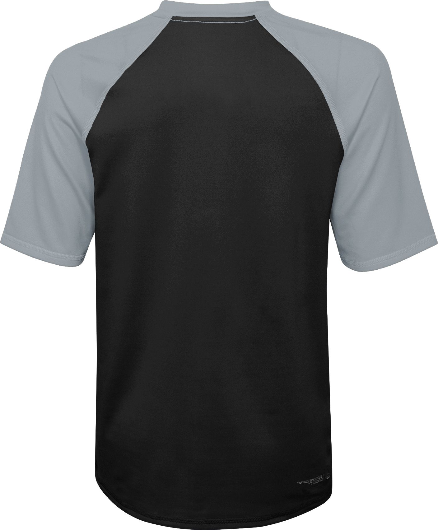 NFL Team Apparel Youth Las Vegas Raiders Rash Guard Black T-Shirt product image