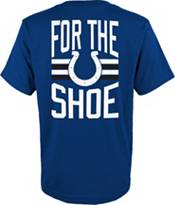NFL Team Apparel Youth Indianapolis Colts Slogan Back Blue T-Shirt product image
