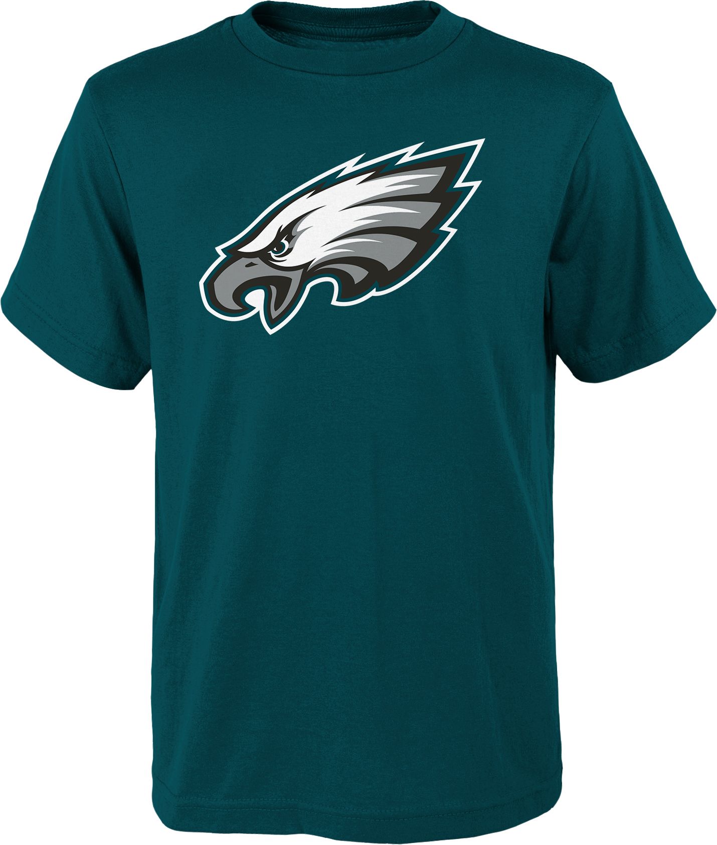 NFL Team Apparel Youth Philadelphia Eagles Slogan Back Green T-Shirt product image