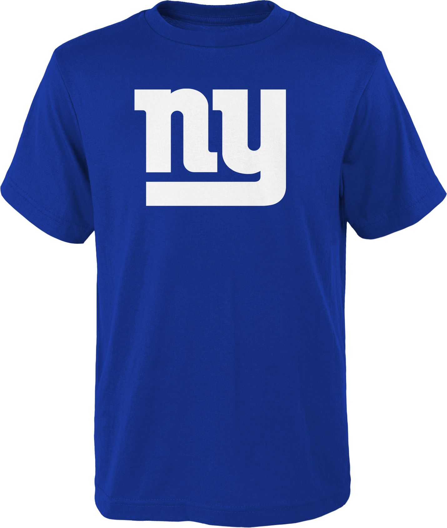 NFL Team Apparel Youth New York Giants Slogan Back Royal T-Shirt product image