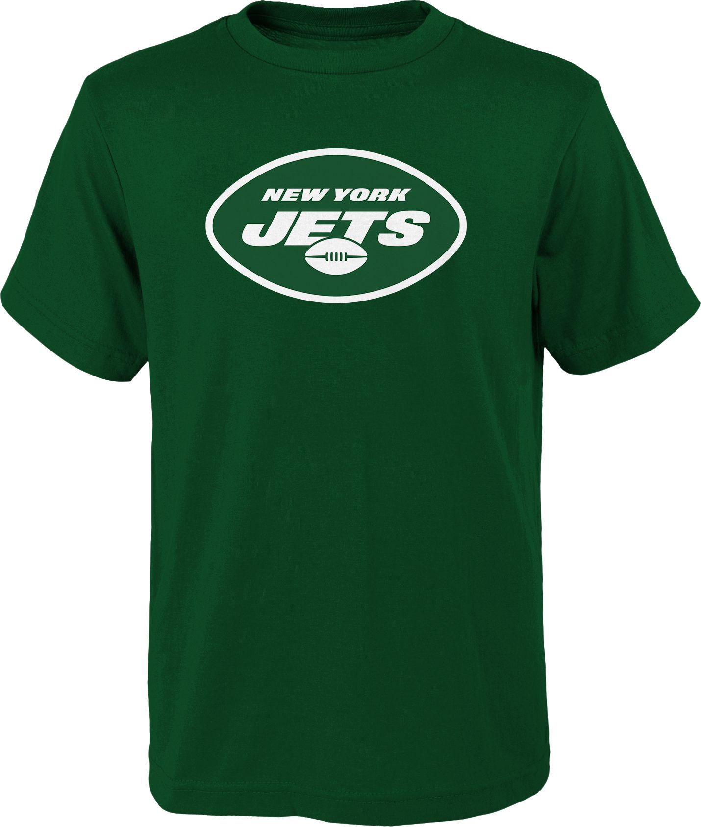 NFL Team Apparel Youth New York Jets Slogan Back Green T-Shirt product image