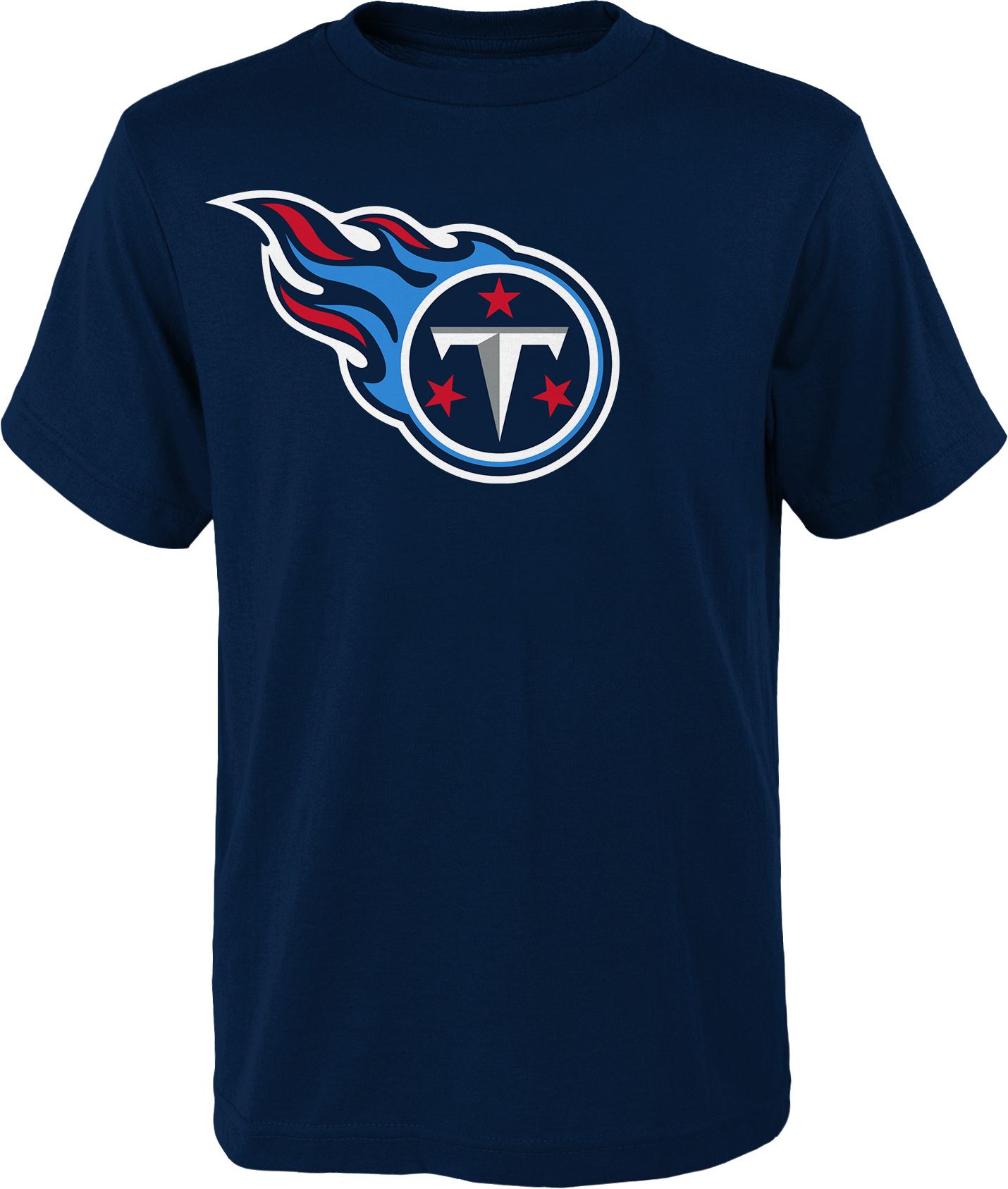 NFL Team Apparel Youth Tennessee Titans Slogan Back Navy T-Shirt product image