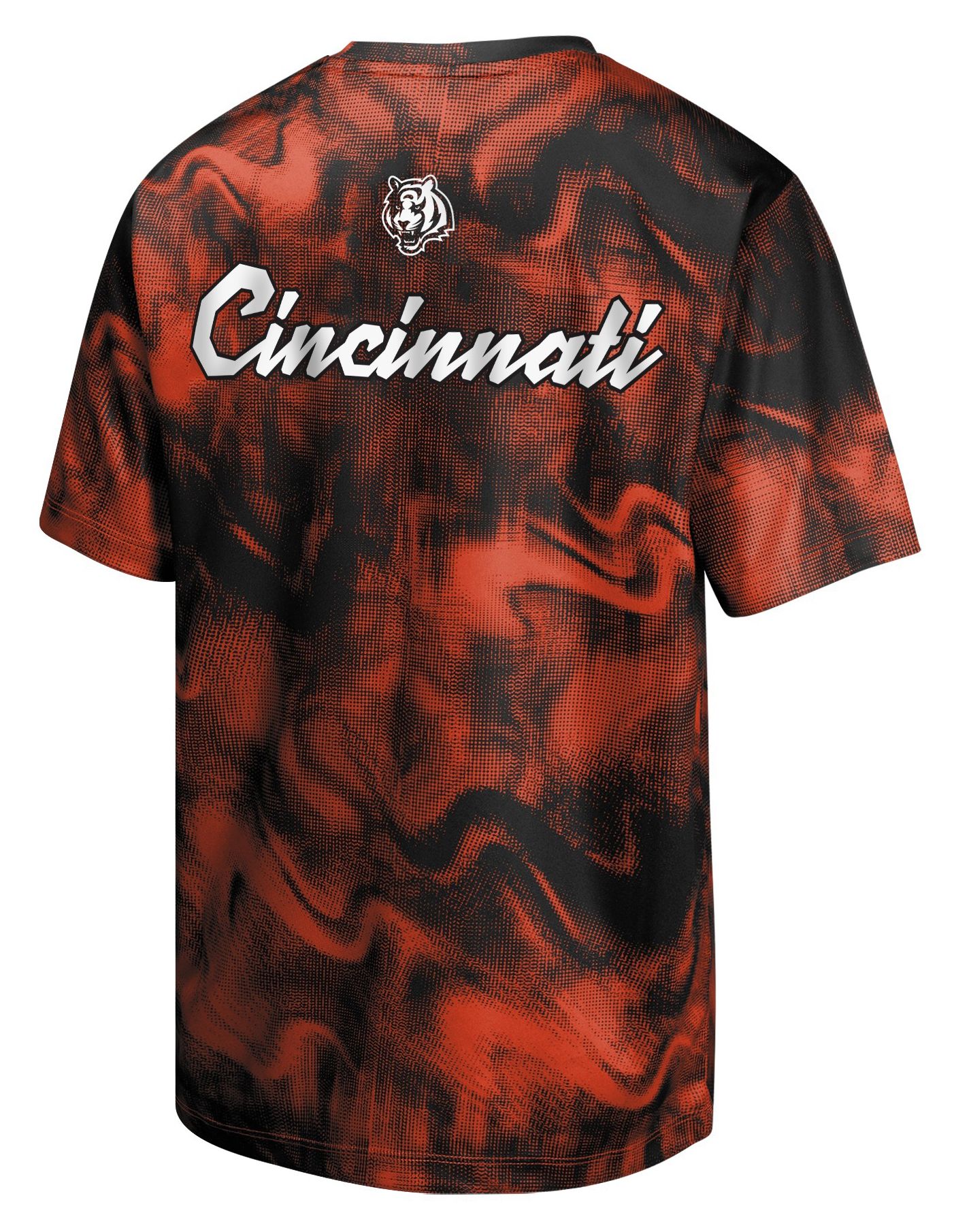 NFL Team Apparel Youth Cincinnati Bengals Black 'Hand Off' T-Shirt product image