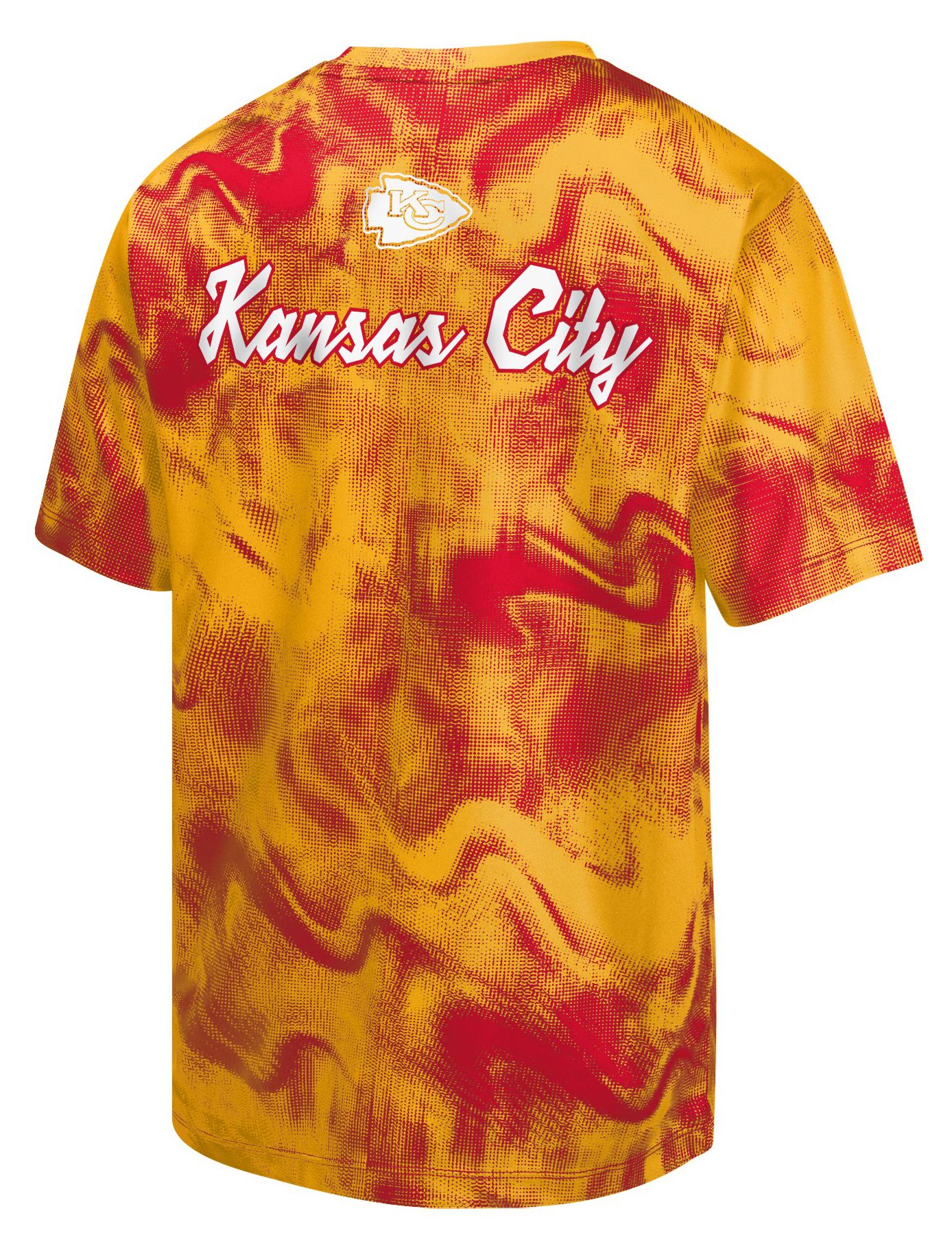 NFL Team Apparel Youth Kansas City Chiefs Red 'Hand Off' T-Shirt product image
