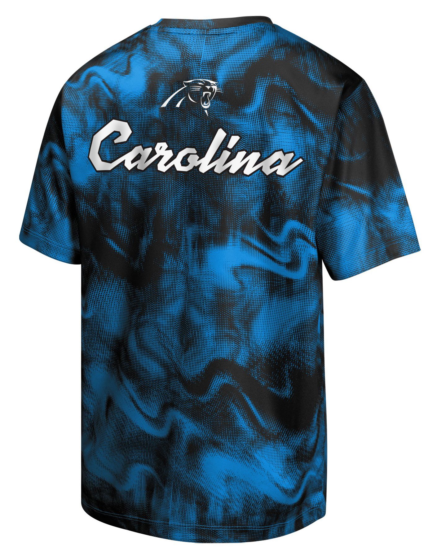 NFL Team Apparel Youth Carolina Panthers Black 'Hand Off' T-Shirt product image