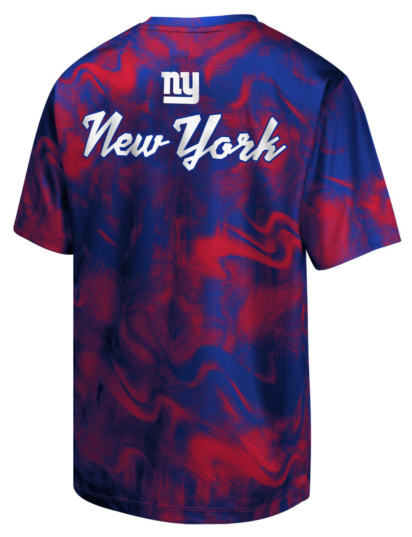 NFL Team Apparel Youth New York Giants Royal 'Hand Off' T-Shirt product image