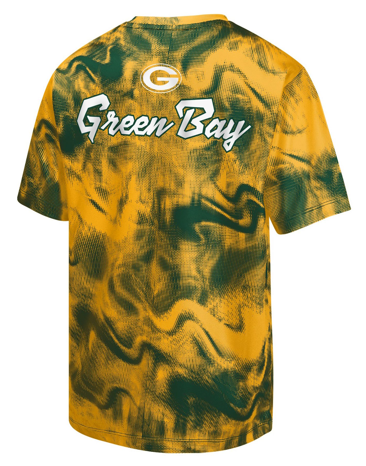 NFL Team Apparel Youth Green Bay Packers Green 'Hand Off' T-Shirt product image